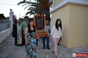 Τρία χρόνια από την εύρεση της εικόνας της Αγίας Ειρήνης Χρυσοβαλάντου στα Βαλσαμάτα (εικόνες)