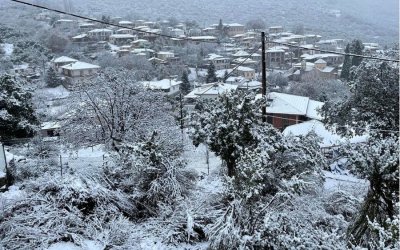 Ποια περιοχή της Ελλάδας «ξύπνησε» με -27,8 βαθμούς