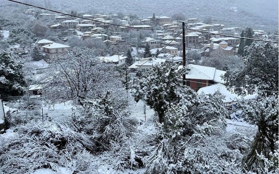 Ποια περιοχή της Ελλάδας «ξύπνησε» με -27,8 βαθμούς