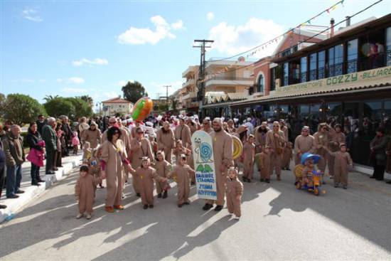 Η παιδική καρναβαλική παρέλαση στο Ληξούρι
