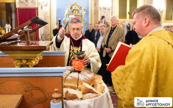 Η εορτή του Αγίου Νικολάου στον Καθολικό Ναό Αργοστολίου
