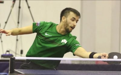 Ο Πρωταθλητής Ελλάδος του Παναθηναϊκού στο πινγκ πονγκ Κωνσταντίνος Κωνσταντινόπουλος την Παρασκευή στα Διλινάτα