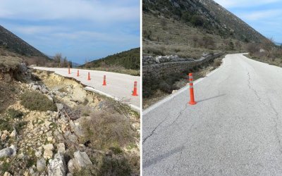 Ξεκινά η αποκατάσταση των δρόμων που χτύπησε η κακοκαιρία στον Δήμο Αργοστολίου