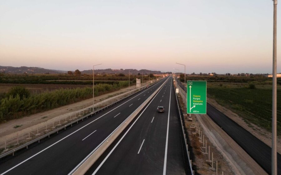 Ξεκινά από 13 Μαρτίου η νέα χιλιομετρική χρέωση διοδίων στον άξονα Πάτρα – Πύργος