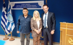 Λασκαράτος και Ζαχαράτος εκπροσώπησαν το Επιμελητήριο στο Υπουργείο Ναυτιλίας