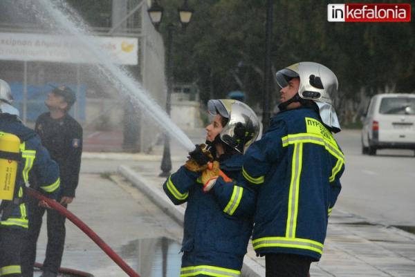 Ασκηση αστικής πυρκαγιάς από την Πυροσβεστική Υπηρεσία την Παρασκευή
