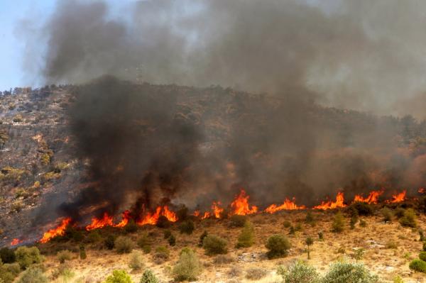 Πυρκαγιά σε Χελμάτα και Λακήθρα (ΑΝΑΝΕΩΜΕΝΟ)