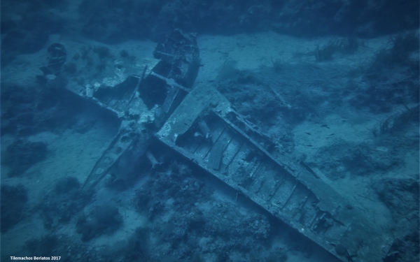 Γερμανικό αεροσκάφος Β'ΠΠ Ιθάκη (φωτο Τ.Μπεριάτος 2017 IMG_1682++