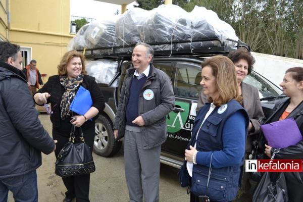 Οι &quot;Γιατροί Καρδίας&quot; έφεραν τρόφιμα στο Μαντζαβινάτειο νοσοκομείο Ληξουρίου (εικόνες + video)