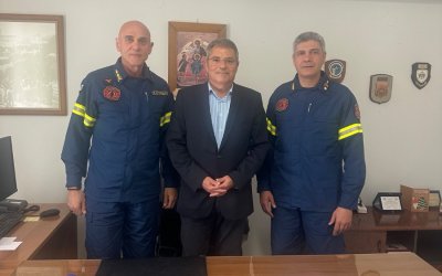 Συντονισμός δυνάμεων στην Κεφαλονιά ενόψει της νέας αντιπυρικής περιόδου