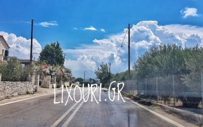 Ληξούρι: Προβλήματα στην κυκλοφορία και τροχαίο προκάλεσε η πρωινή κακοκαιρία
