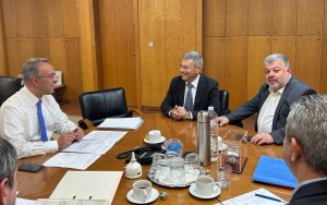 Π. Καππάτος: Συνάντηση με τον Υπουργό Υποδομών και Μεταφορών Χρήστο Σταϊκούρα στην Αθήνα