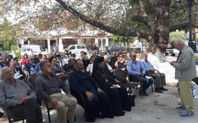 Τα αποκαλυπτήρια μαρμάρινης πλάκας για την επανάσταση στην Σκάλα (Εικόνες)