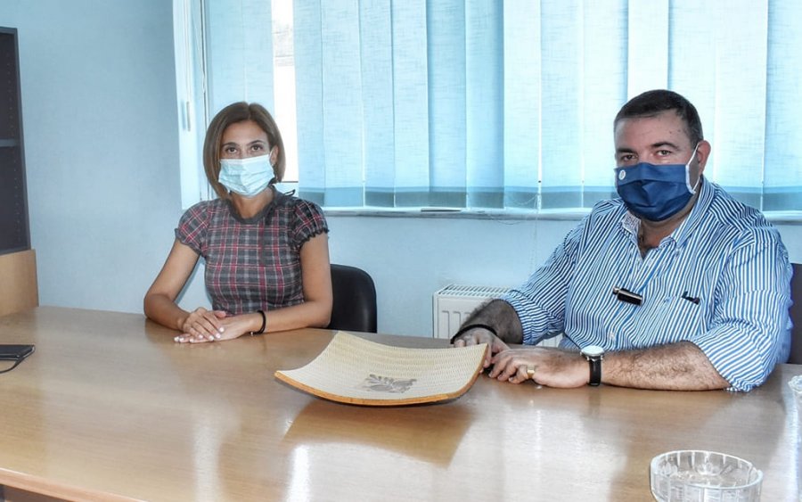 Δήμος Ληξουρίου: Συνάντηση με τη νέα διοικητή του Μαντζαβινατείου Νοσοκομείου, Ζωή Μοσχονά