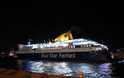 Νεκρός 20χρονος ναυτικός στο Blue Star Χίος - Πιάστηκε σε συρόμενη πόρτα σε γκαράζ πλοίου