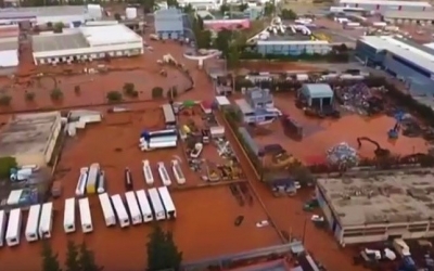 Βίντεο που συγκλονίζει - Η καταστροφή της Μάνδρας από ψηλά