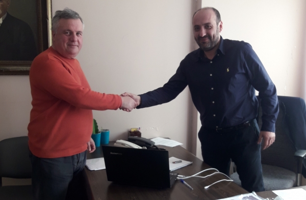 Συνάντηση εργασίας επίτιμου Πρόξενου Σερβίας με τον εκτελών χρέη διοικητή στο Νοσοκομείο Κεφαλονιάς