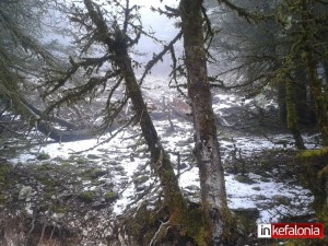 Μάιος με ... χιόνια στον Αίνο!