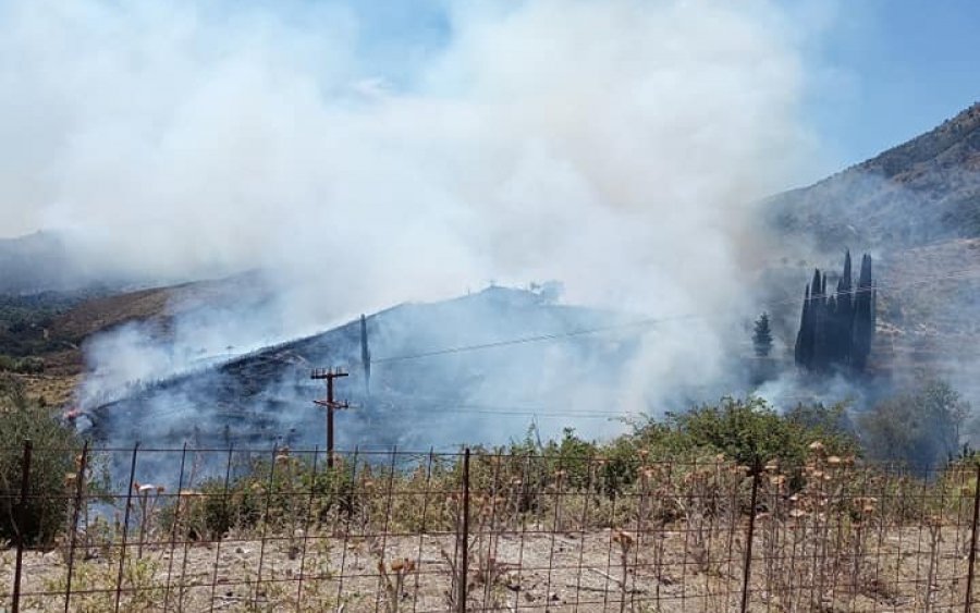 Πυρκαγιά στην ΔΚ Ελειού - Πρόννων: Εκκενώνεται το Καπανδρίτι με απόφαση Δημάρχου Αργοστολίου