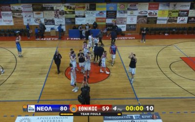 B' Εθνική: Πήρε φόρα... ανηφόρα ο ΝΕΟΛ! Σούπερ νίκη επί του Εθνικού με 80-59 στο Ληξούρι! (video)