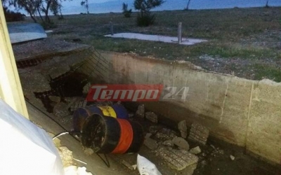 Παραλίγο τραγωδία στην Κάτω Αχαΐα- Τσιμεντένιο γεφύρι υποχώρησε και καταπλάκωσε έξι παιδιά! (εικόνες)