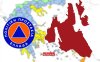 Ο χάρτης πρόβλεψης πυρκαγιάς την Τρίτη 15/7 - Που βρίσκεται η Κεφαλονιά