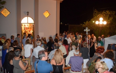 O Εσπερινός της Παναγίας στην Αγία Δυνατή Δοριζάτων (εικόνες)