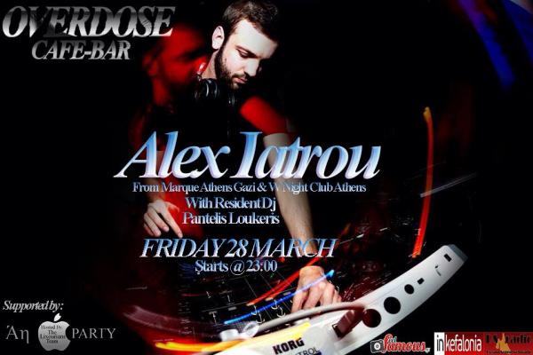 Ο Άλεξ Ιατρού απο Marque Athens Gazi &amp; W Night Club Athens στο Overdose στο Ληξούρι