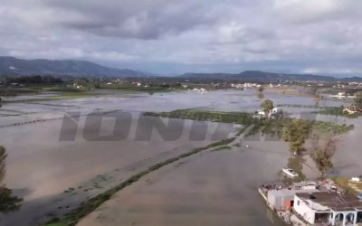 Ζάκυνθος: Οι πλημμύρες από drone – Κλειστά σχολεία και ανυπολόγιστες καταστροφές