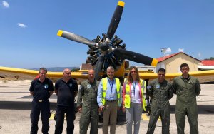 Παναγής Καππάτος: Επίσκεψη στο Αεροδρόμιο Κεφαλονιάς και στην Πυροσβεστική Υπηρεσία (εικόνες)