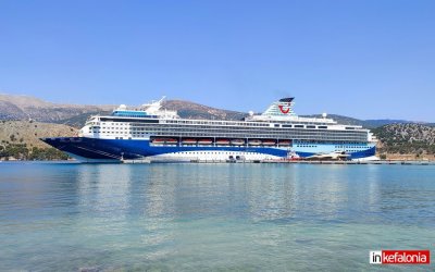 Το Κρουαζιερόπλοιο Marella Explorer της TUI Cruises, πρώτη φορά φέτος στο Αργοστόλι (video)