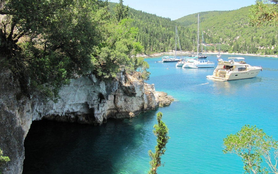 Το γαλαζοπράσινο Φώκι στο Φισκάρδο (εικόνες)