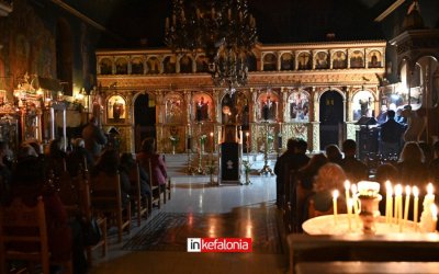 Κατανυκτική η Ακολουθία του Νυμφίου στον Ιερό Ναό Παμμεγίστων Ταξιαρχών Αργοστολίου