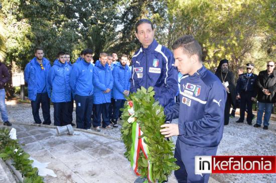 Κατάθεση στεφάνων σε Νάπιερ και μνημείο Ιταλών, παρουσία των ομάδων Σάλας Ελλάδας και Ιταλίας (Εικόνες/VIDEO)
