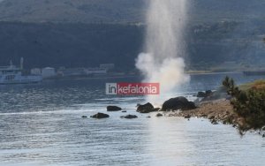 To Λιμενικό για τα ανευρεθέντα πυρομαχικά στην θαλάσσια περιοχή του κόλπου του Αργοστολίου