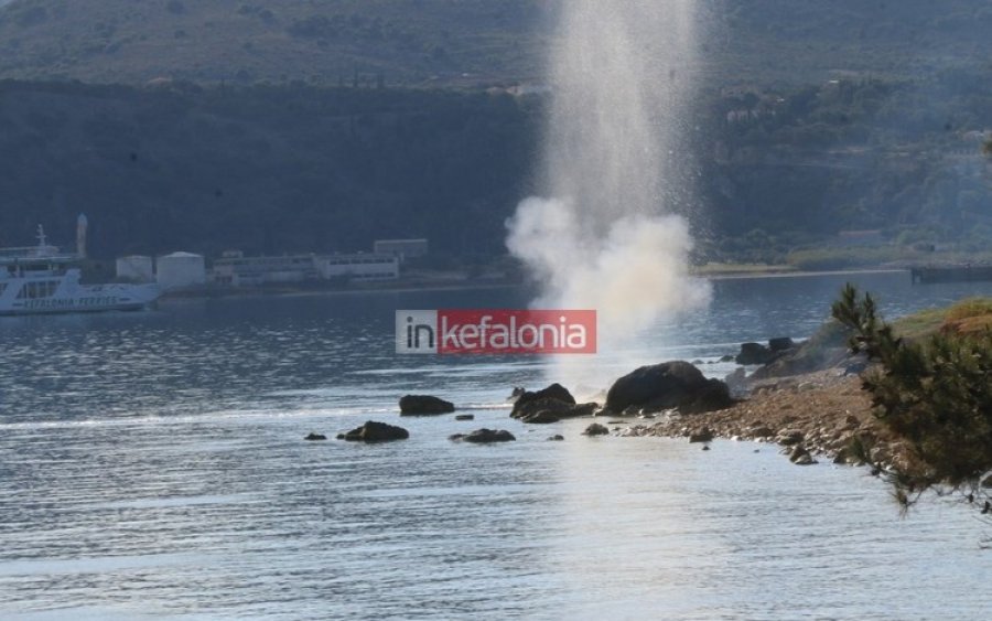 To Λιμενικό για τα ανευρεθέντα πυρομαχικά στην θαλάσσια περιοχή του κόλπου του Αργοστολίου