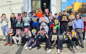 H κατασκευή "Μπαρμπούτας" από τα παιδιά του Πετριτσειου Γυμνασίου Ληξουρίου!