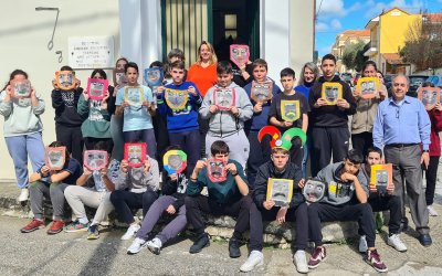 H κατασκευή "Μπαρμπούτας" από τα παιδιά του Πετριτσειου Γυμνασίου Ληξουρίου!