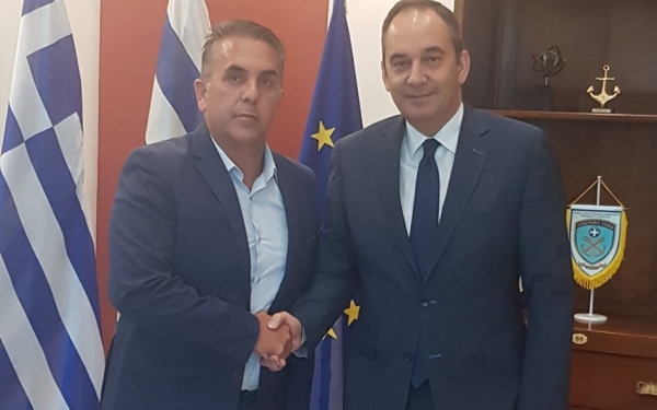 Συνάντηση του Υπουργού Ναυτιλίας Γιάννη Πλακιωτάκη με τον Δήμαρχο Ιθάκης