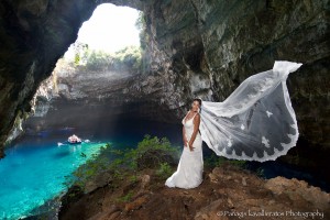 Ονειρεμένες φωτογραφίες γάμου...στη λίμνη της Μελισσάνης!