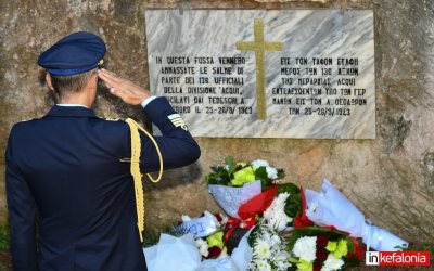 ΑΡΓΟΣΤΟΛΙ: Εκδήλωση τιμής για τους Ιταλούς στρατιώτες της Μεραρχίας «Άκουι»