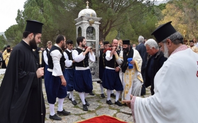 Η λιτανεία σκηνώματος του Αγίου Γερασίμου την Κυριακή του Θωμά (εικόνες)