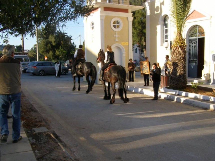 Ο Ιππικός Σύλλογος Κεφαλονιάς ευχαριστεί για την συμμετοχή του στην Λιτανεία της εικόνας του Αγίου Γεωργίου