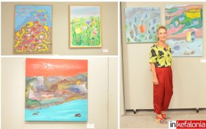 ''8 Χρόνια Χρώμα'': Μια όμορφη έκθεση ζωγραφικής της Αναστασίας Ντόντη στο Δημοτικό Θέατρο Αργοστολίου