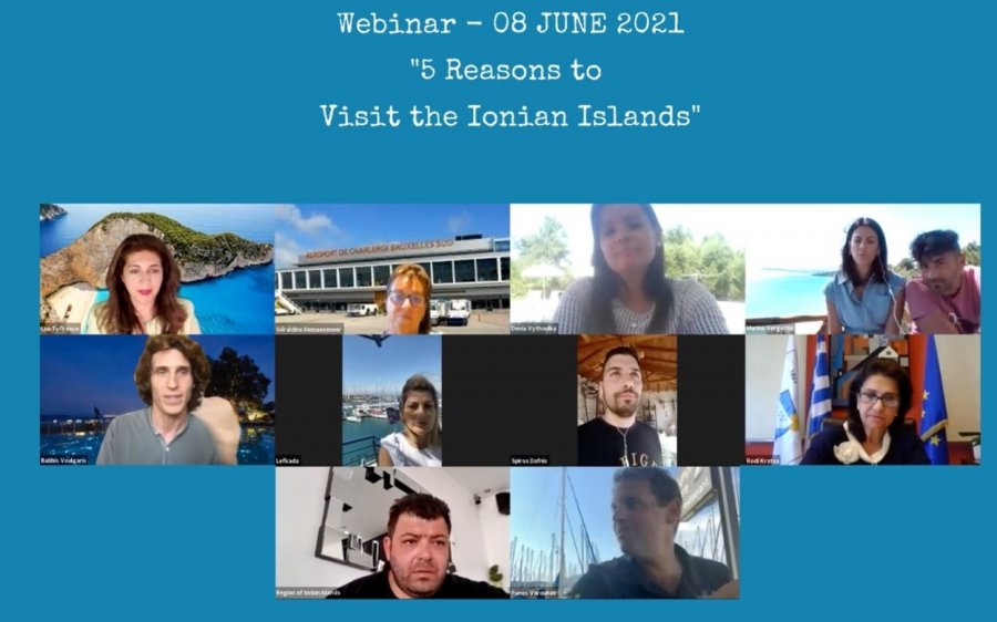 Διαδικτυακή συνάντηση εκπροσώπων των Ιονίων Νήσων για την διαδικτυακή πύλη &quot;Link to Greece&quot;