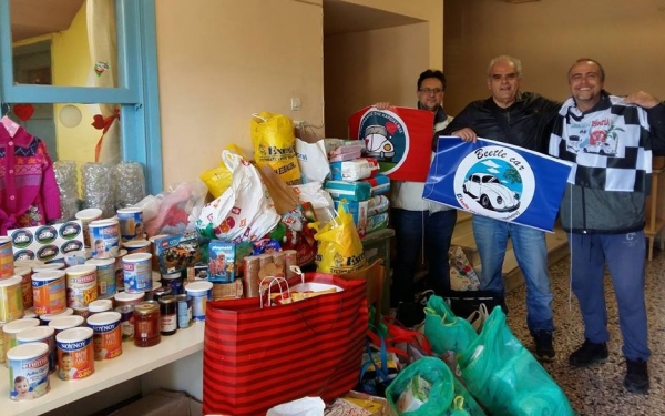 Η Λέσχη Αερόψυκτων VW Κεφαλονιάς - Λ.Α.Κ. ευχαριστεί για την συγκέντρωση αγαθών προς τα απροστάτευτα μωράκια