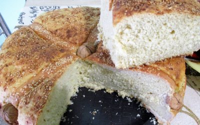 Παραδοσιακό αρωματικό Χριστόψωμο από την Σία Λαδά!