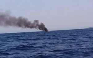 Φωτιά σε σκάφος στους Παξούς