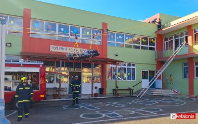 ''Σεισίχθων 2024'': Εντυπωσίασαν οι Πυροσβέστες στην άσκηση αντιμετώπισης συνεπειών σεισμού στο 2ο Δημοτικό Αργοστολίου