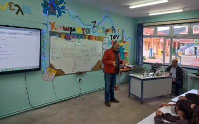 Μαθητές του Δημοτικού Σάμης γνώρισαν από κοντά την πορεία του λαδιού – Από την ελιά στο ελαιοτριβείο